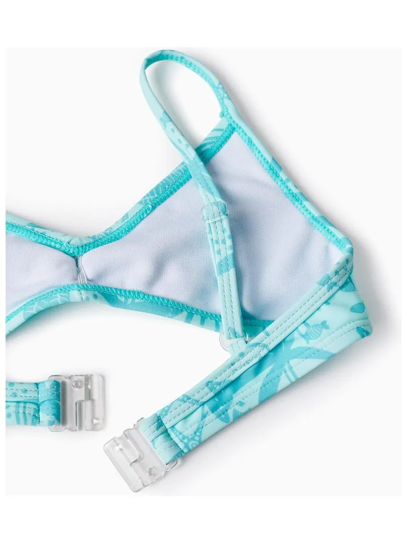 2 Maillots de bain pour Fille 'Coraux Marins'  EXPLORING AUSTRALIA - Vert clair