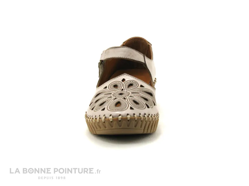 Achat chaussures Com un Point Femme Chaussure aérée, vente Com un Point SHABO 398310 Beige - Chaussure aeree - velcro