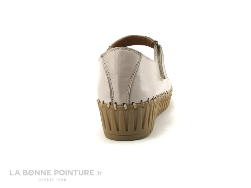 Achat chaussures Com un Point Femme Chaussure aérée, vente Com un Point SHABO 398310 Beige - Chaussure aeree - velcro