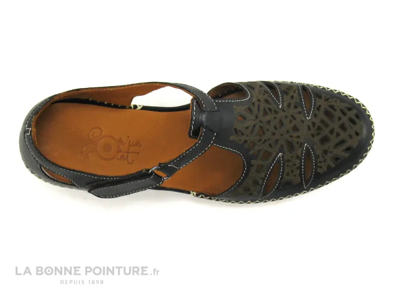 Achat chaussures Com un Point Femme Chaussure aérée, vente Com un Point SHERABAH Noir - Sandale Femme - Bout ferme