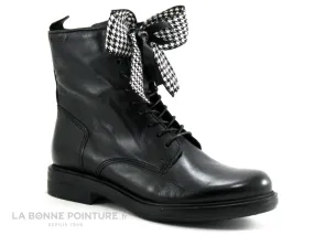 Achat chaussures Mjus Femme Boots, vente Mjus 544664-101-6002 Noir - Ruban pied de poule - Boots