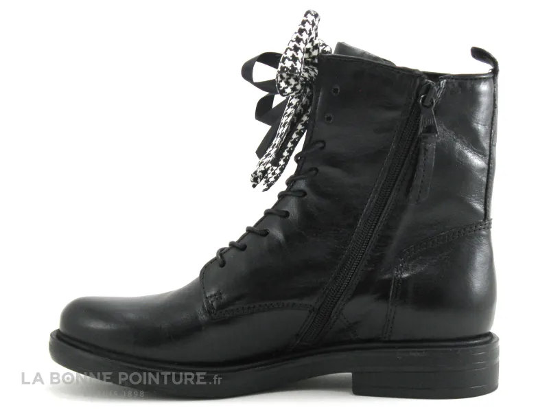 Achat chaussures Mjus Femme Boots, vente Mjus 544664-101-6002 Noir - Ruban pied de poule - Boots