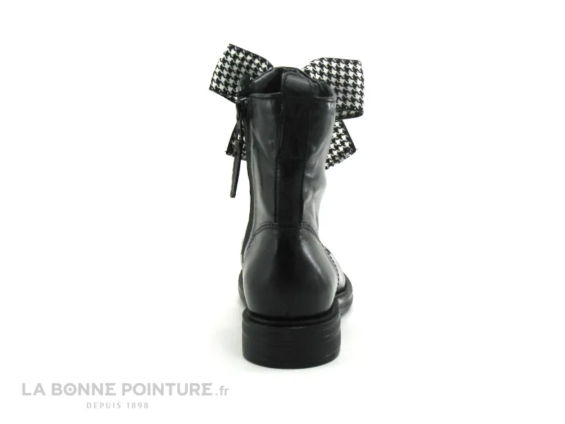 Achat chaussures Mjus Femme Boots, vente Mjus 544664-101-6002 Noir - Ruban pied de poule - Boots