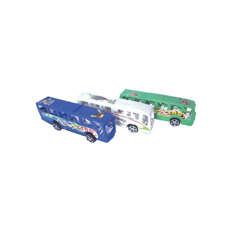 Autobus 12 cm rétro friction - Jeux garçon  pas cher