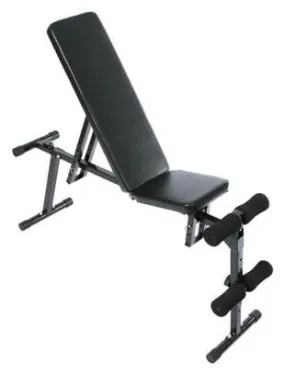 Banc de musculations compact 3 positions sport fitness musculation