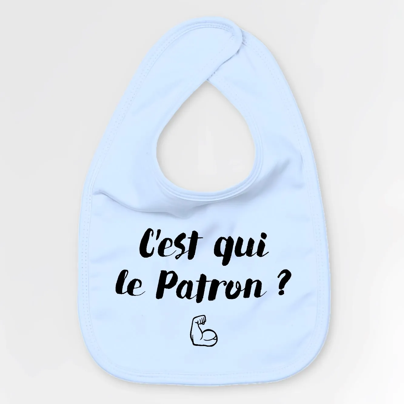 Bavoir Bébé C'est qui le patron