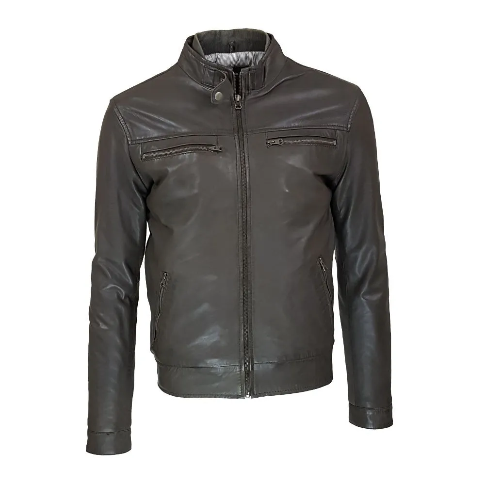 blouson homme cuir alabama style motard