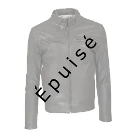 blouson homme cuir alabama style motard