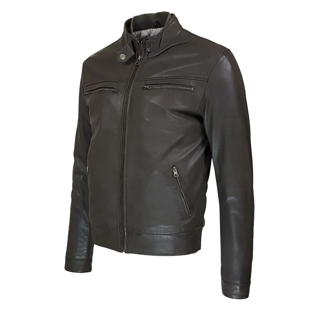 blouson homme cuir alabama style motard