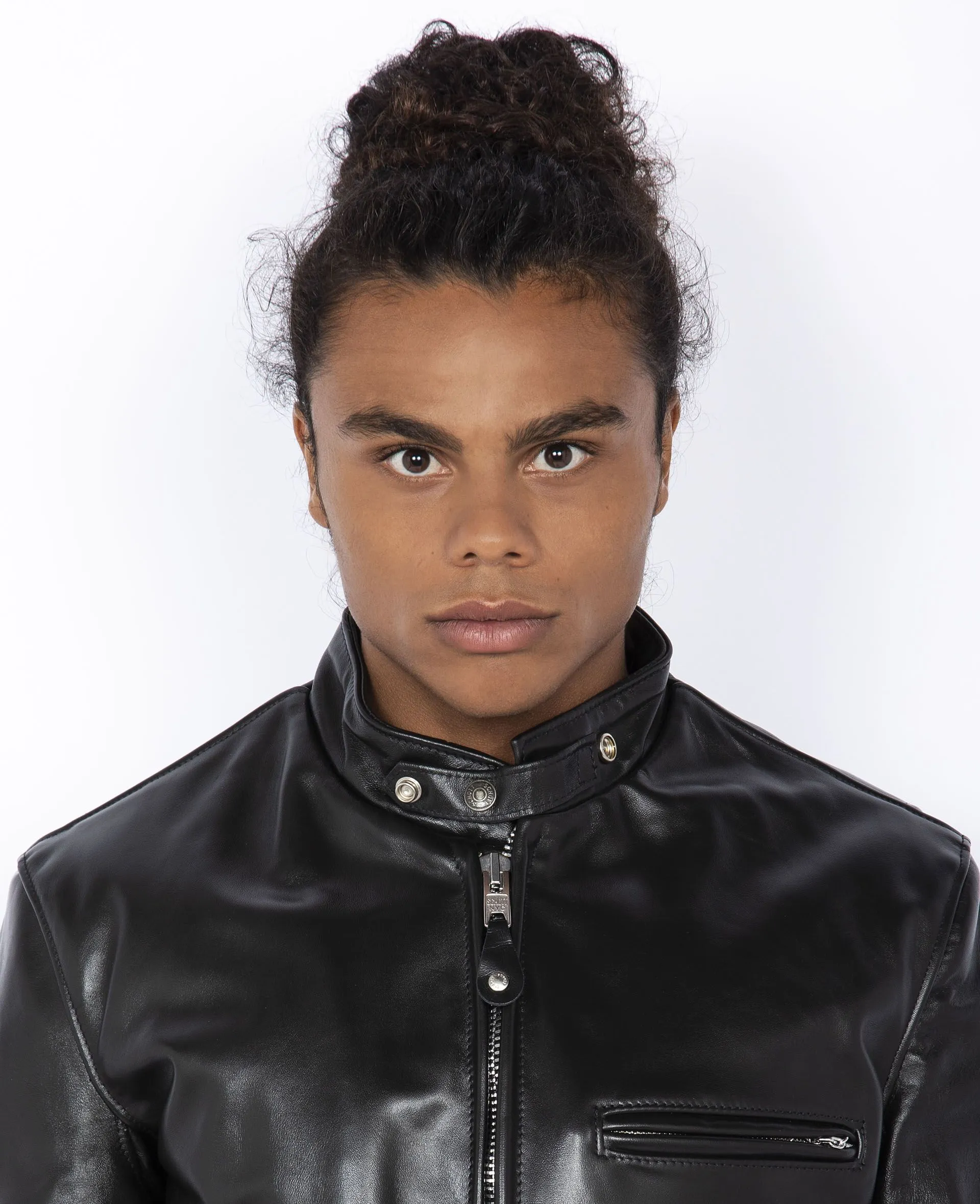 Blouson motard mythique USA, cuir de cheval 