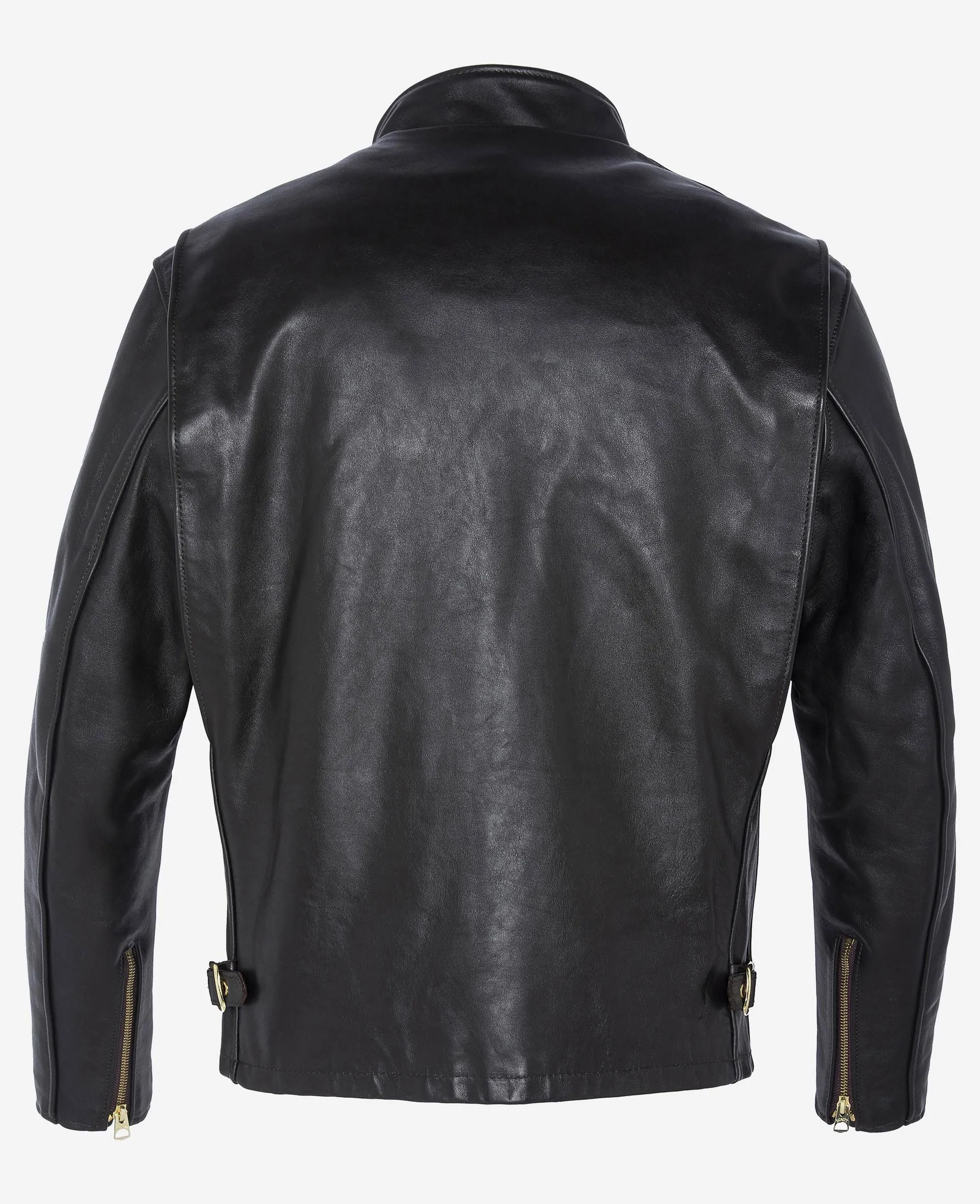 Blouson motard mythique USA, cuir de vachette