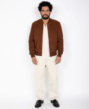 Blouson rétro, cuir de chèvre