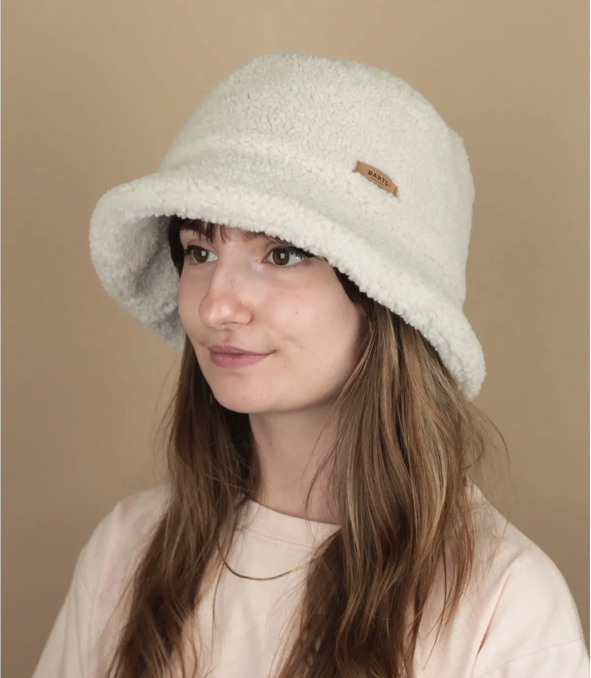 Bob femme beige fausse fourrure - Teddybuck Hat cream Barts : Headict