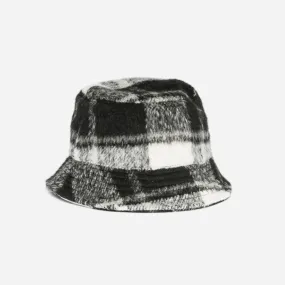 Bob TEXTO noir à motif carreaux - Chapeaux / bonnets Accessoires | ERAM