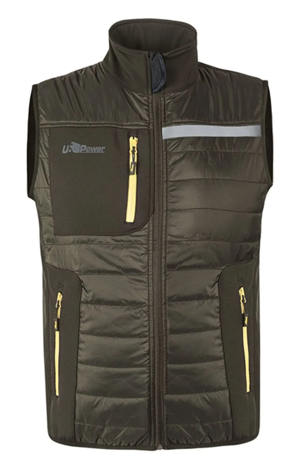 Bodywarmer de travail - Homme - UPFU278 - vert foncé 