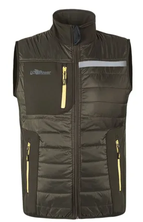 Bodywarmer de travail - Homme - UPFU278 - vert foncé 