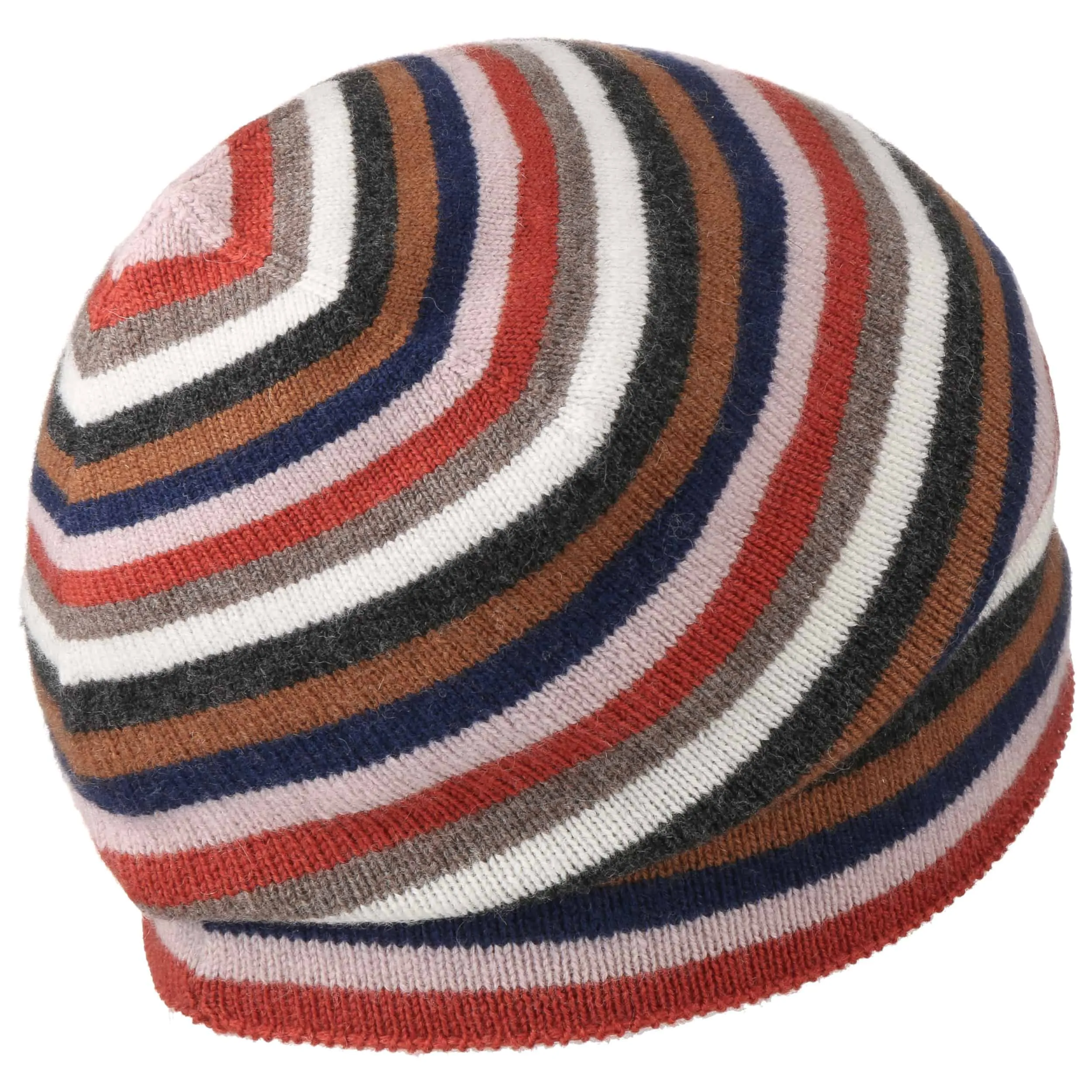 Bonnet en Cachemire Merino Stripes by Lierys --> Chapeaux, casquettes & bonnets en ligne ▷ Chapeaushop