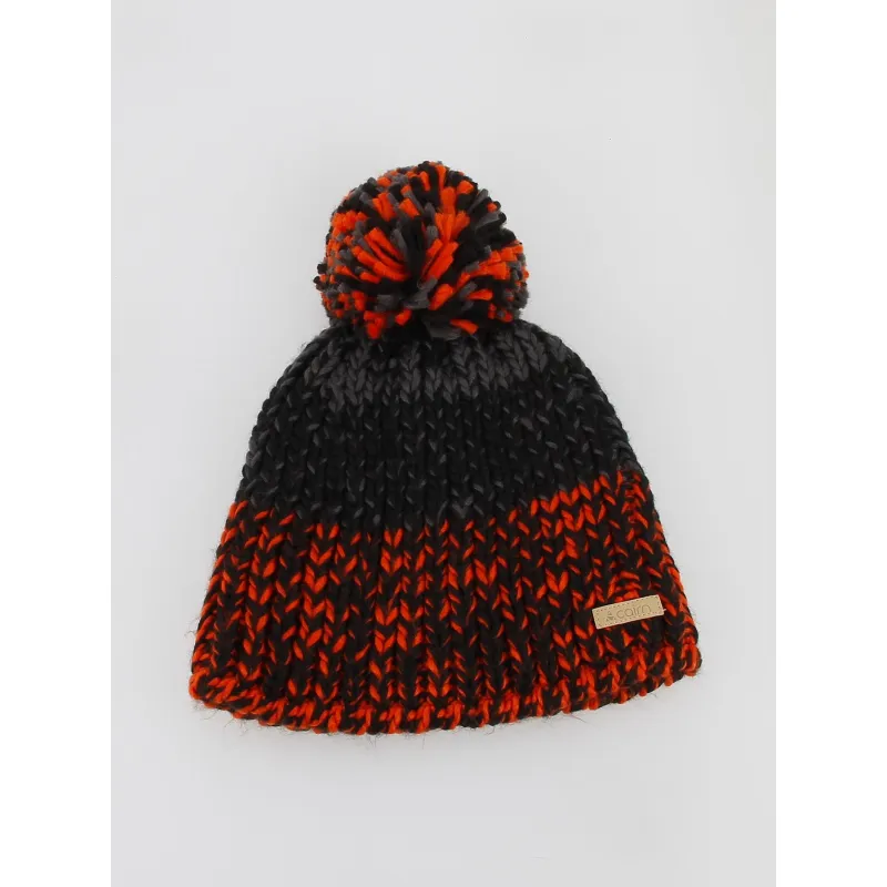 Bonnet à pompon en laine semiury noir - Napapijri | wimod