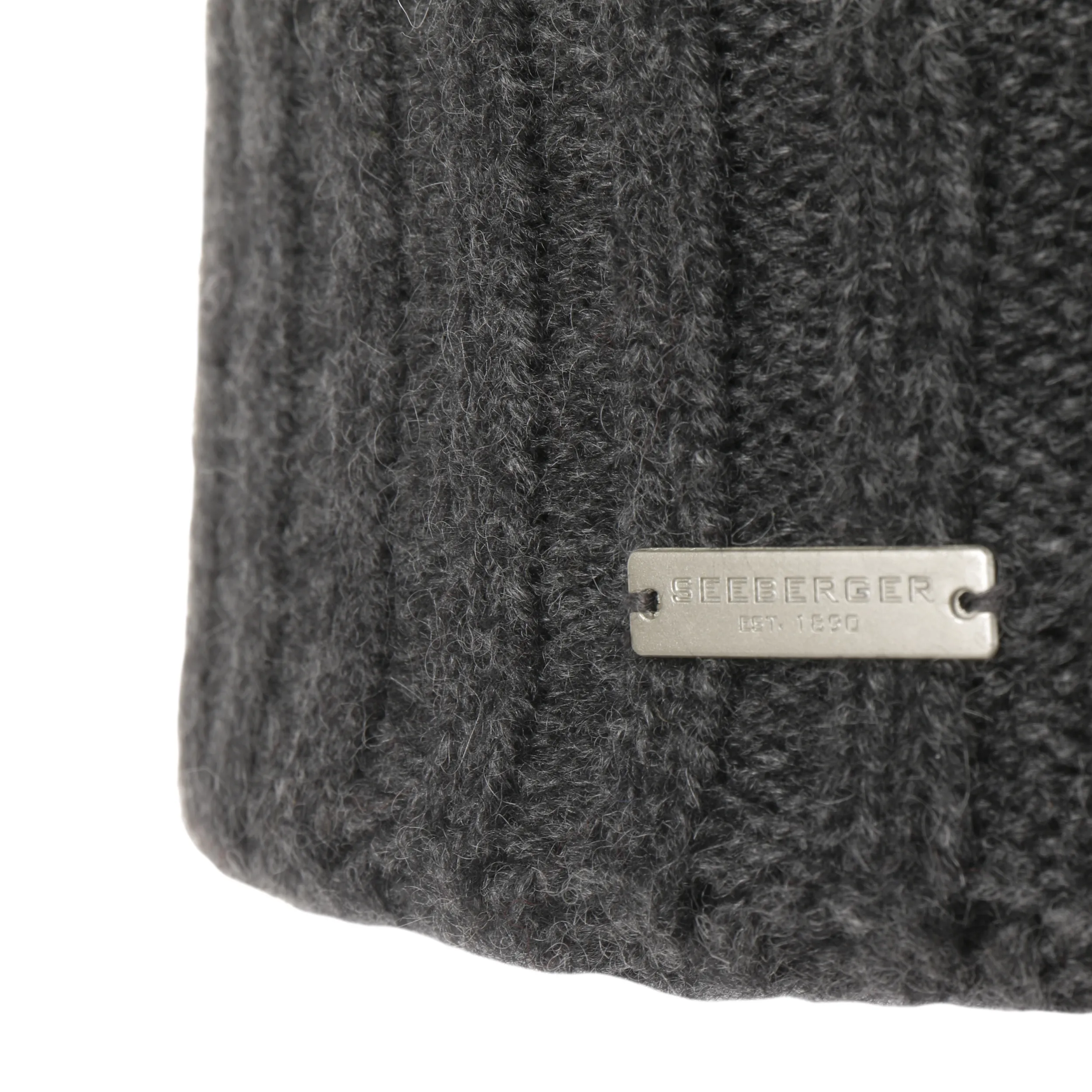 Bonnet à Pompon Twotone Cachemire by Seeberger --> Chapeaux, casquettes & bonnets en ligne ▷ Chapeaushop