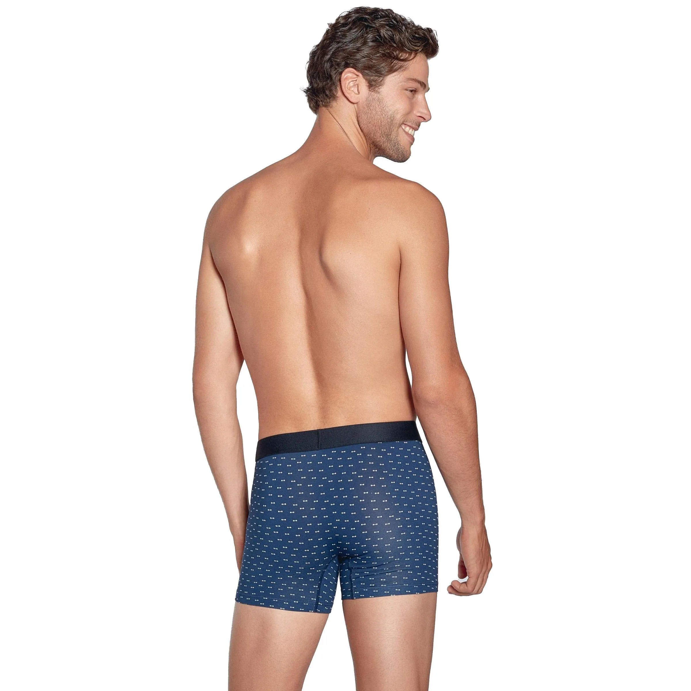 Boxer Eden Park motif noeuds papillon blanc- bleu - Eden Park : ven...