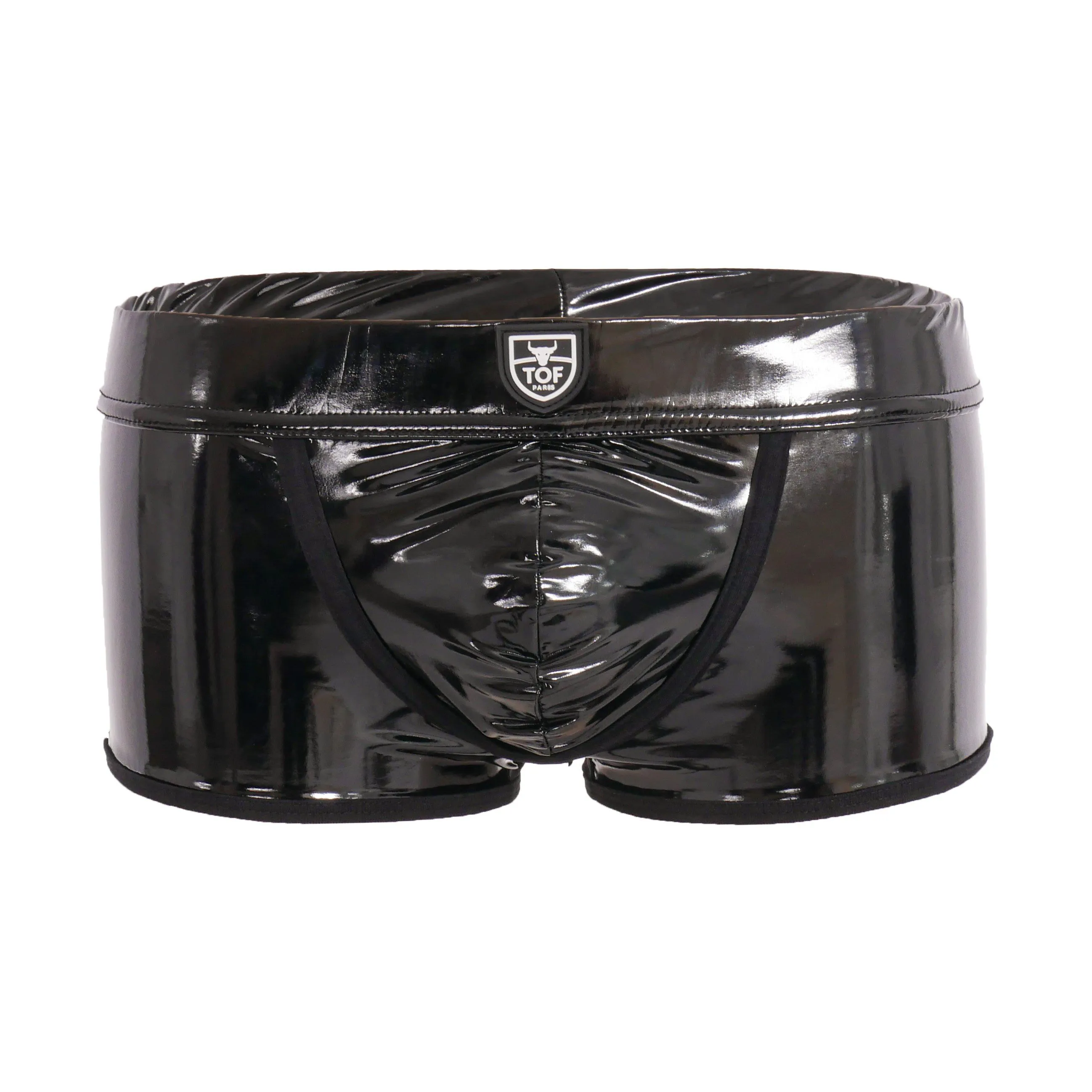 Boxer Vinyl - noir - TOF Paris : vente shorty boxers homme TOF Pari...