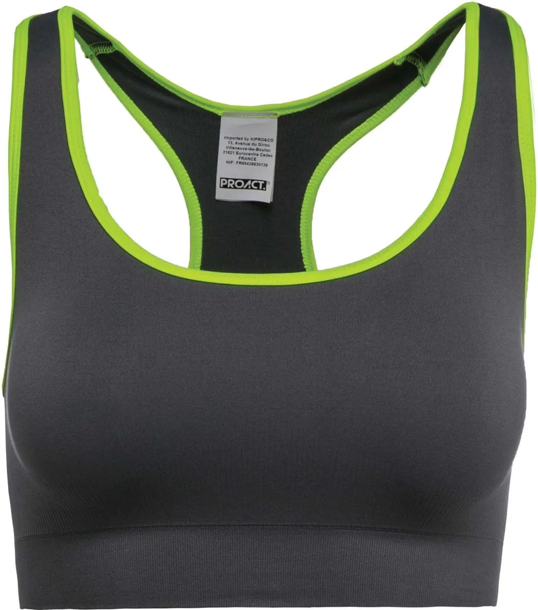 Brassière de sport - PA001 - gris 