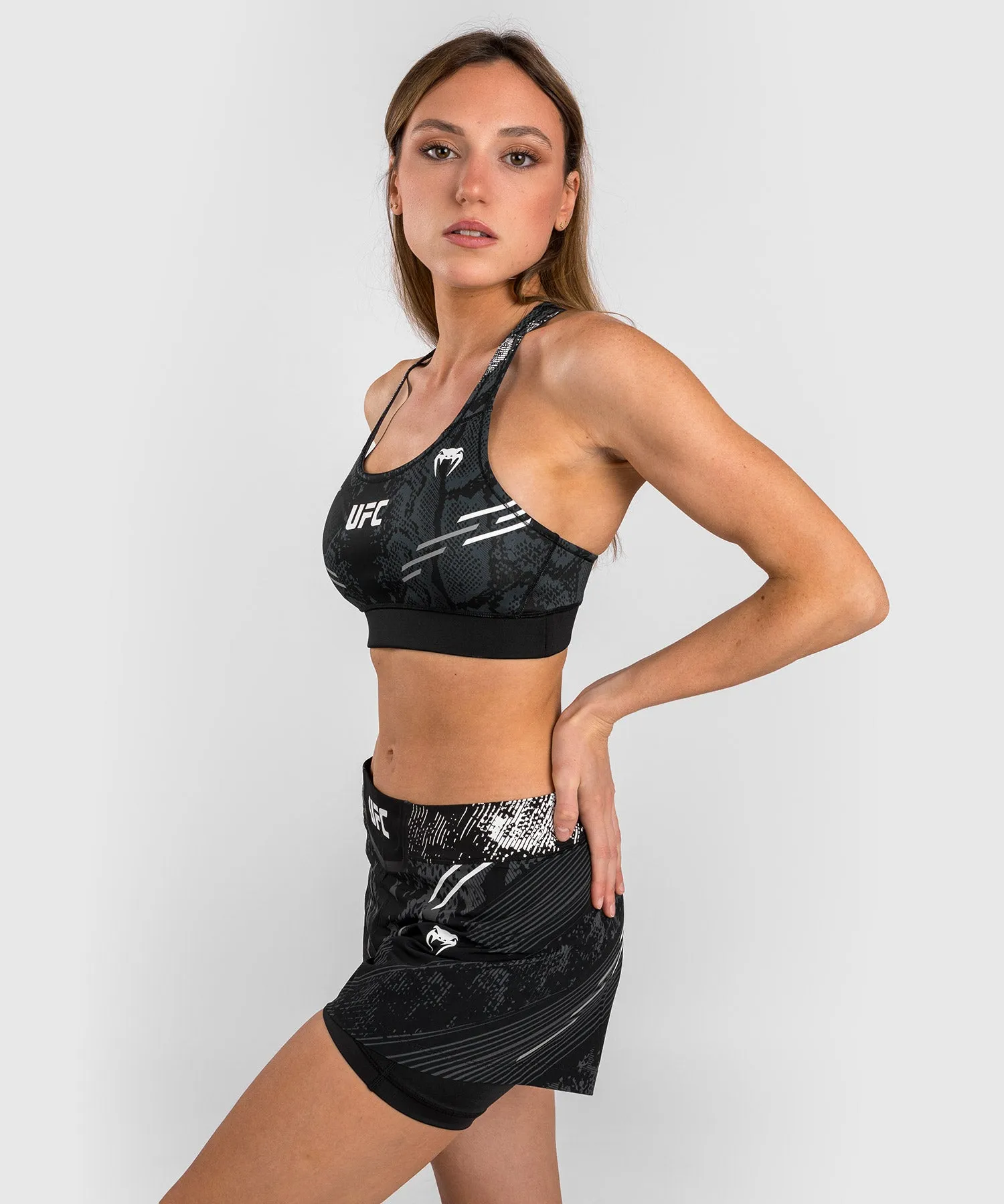 Brassière de sport pour Femmes UFC Adrenaline by Venum Authentic Fight Night - Noir