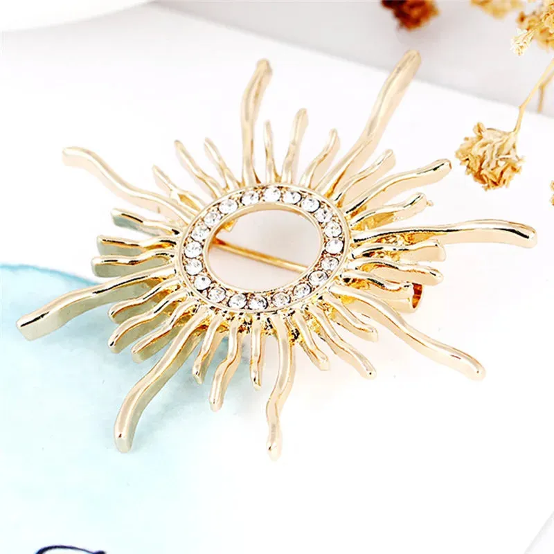 Broche Soleil Vintage