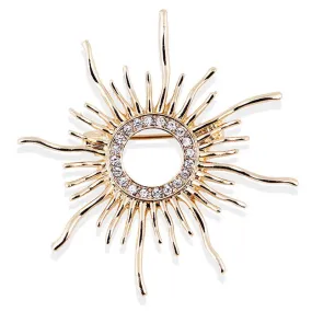 Broche Soleil Vintage