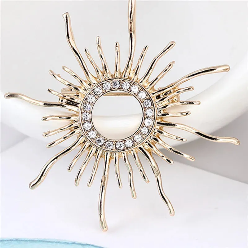 Broche Soleil Vintage