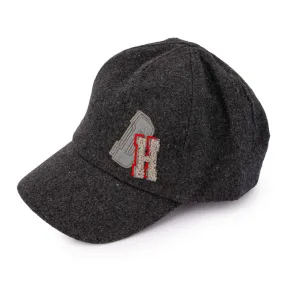 Casquette feutrée avec logo stylisé fausse fourrure et brodé Enfant 