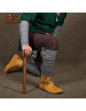 Chaussettes en laine filetée Viking (368 cm.) ⚔️ Boutique Épées