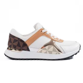 Chaussures de sport femme Shelovet blanc multicolore