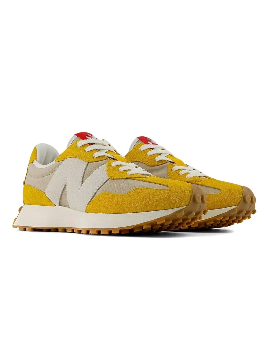 Chaussures New Balance 327 rétro jaune pour homme