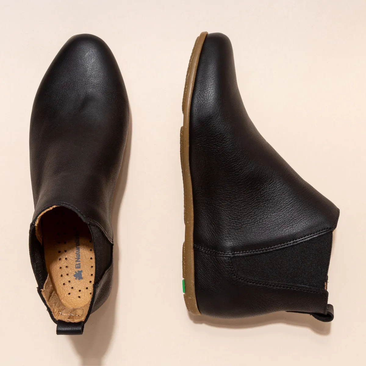 Chelsea boots en cuir - Noir