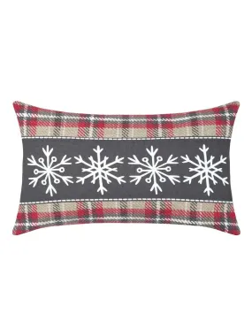 Coussin ambiance chalet de montagne - gris anthracite