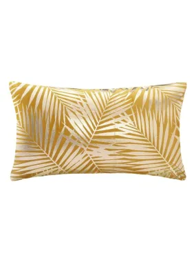 Coussin velours or Tropic ocre 30x50 cm - Doré/or