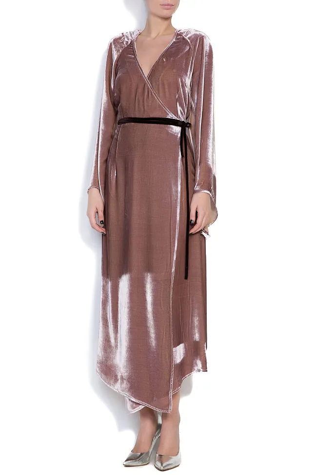 DALB by Mihaela Dulgheru Robe Chestnut, en velours de soie