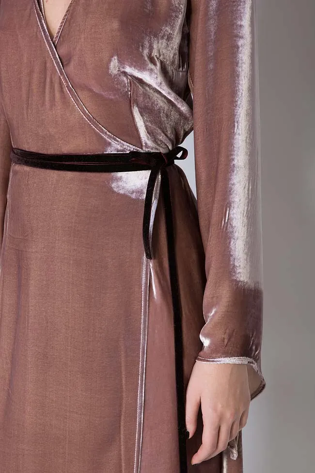 DALB by Mihaela Dulgheru Robe Chestnut, en velours de soie