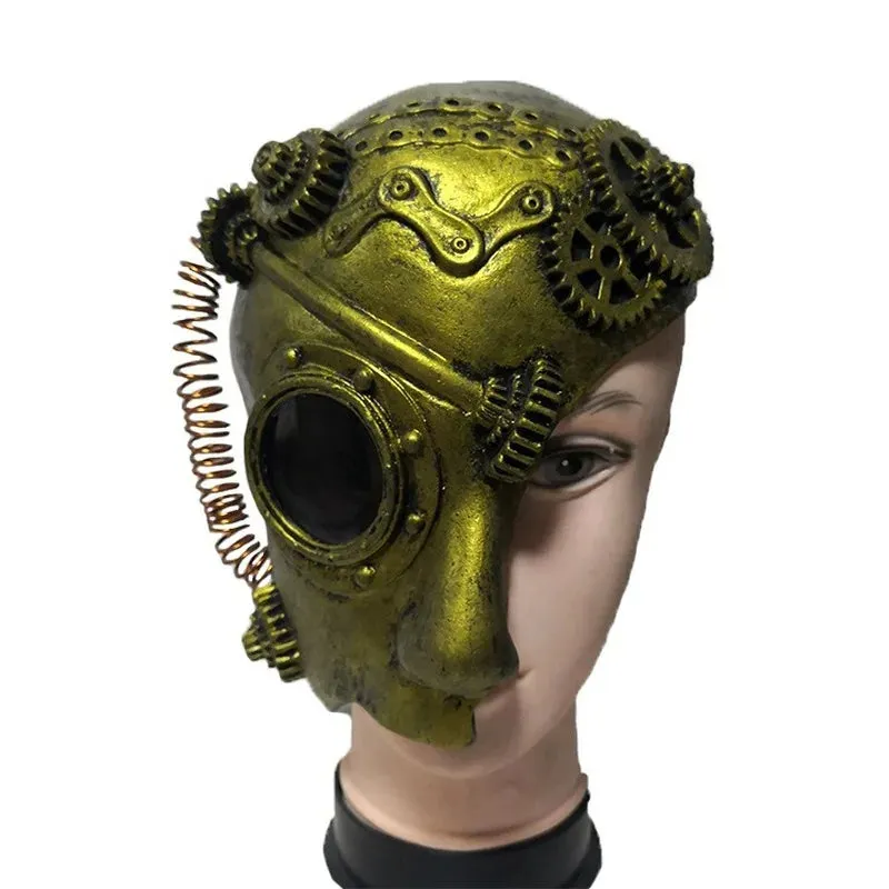 Demi Masque Carnaval Homme - Masque Robot Steampunk