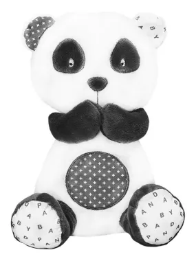 Doudou panda en velours - SAUTHON - Gris