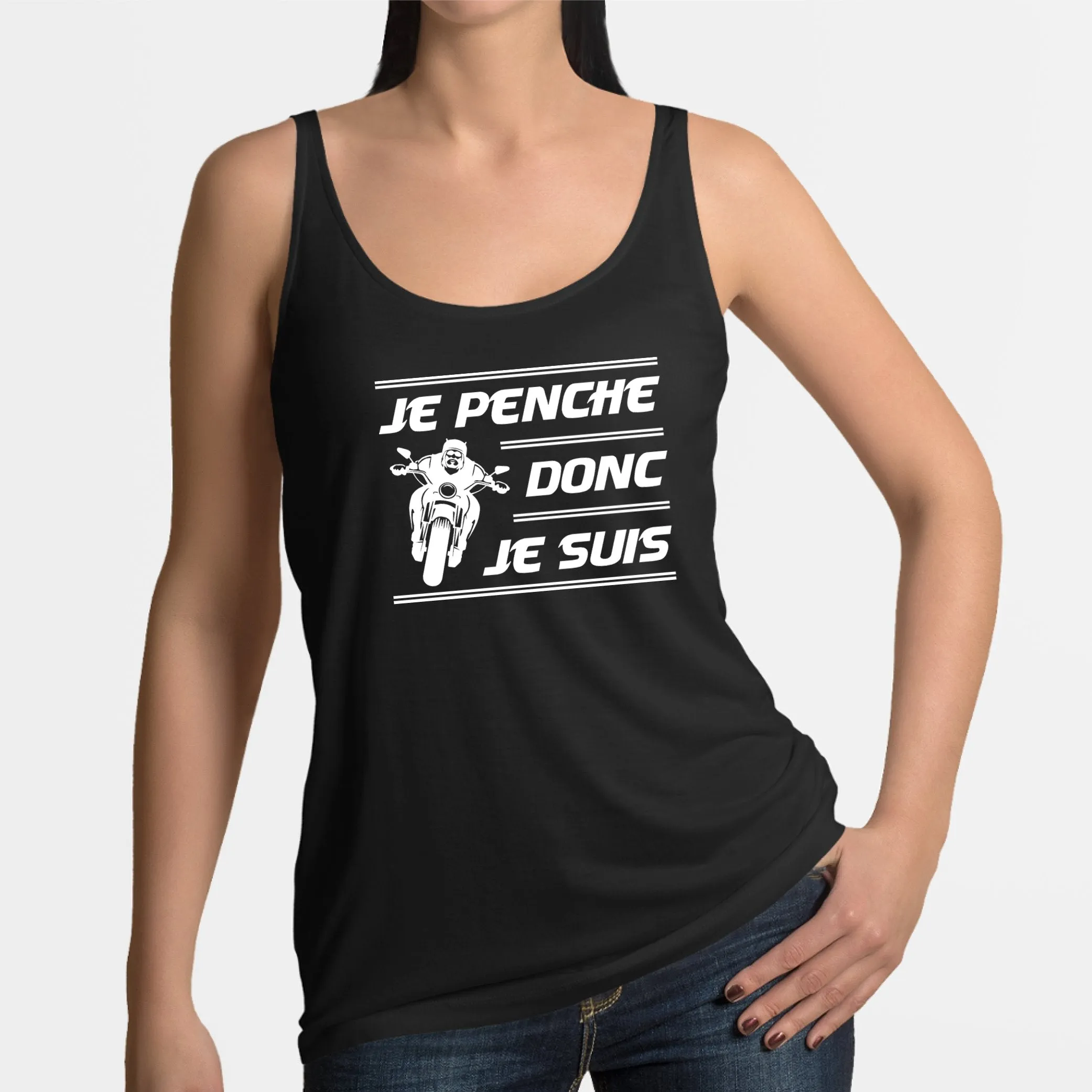 Débardeur Femme Je penche donc je suis