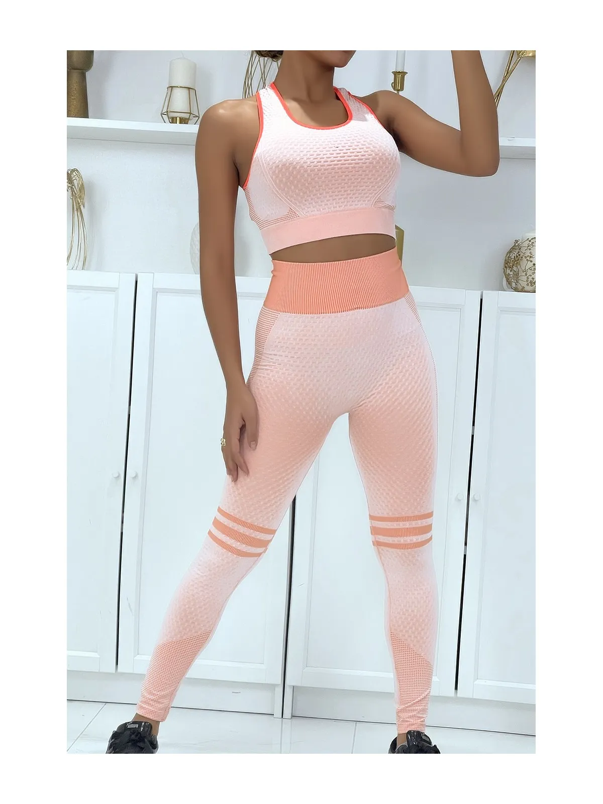 Ensemble de sport femme rose