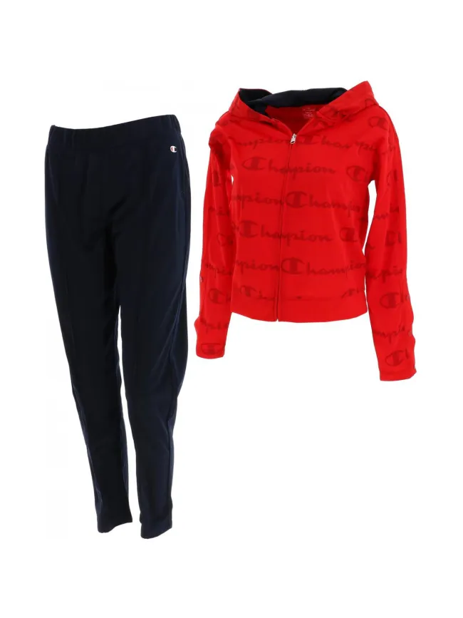 Ensemble sport fitness rouge/noir femme - Champion | wimod