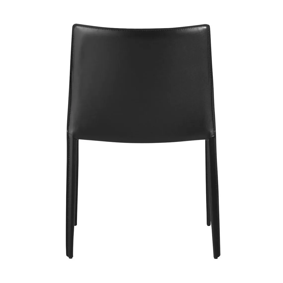 Fauteuil en cuir noir | 3 Suisses