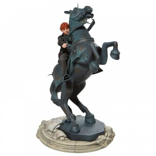 Figurine Masterpiece Ron Weasley sur pièce échec cavalier