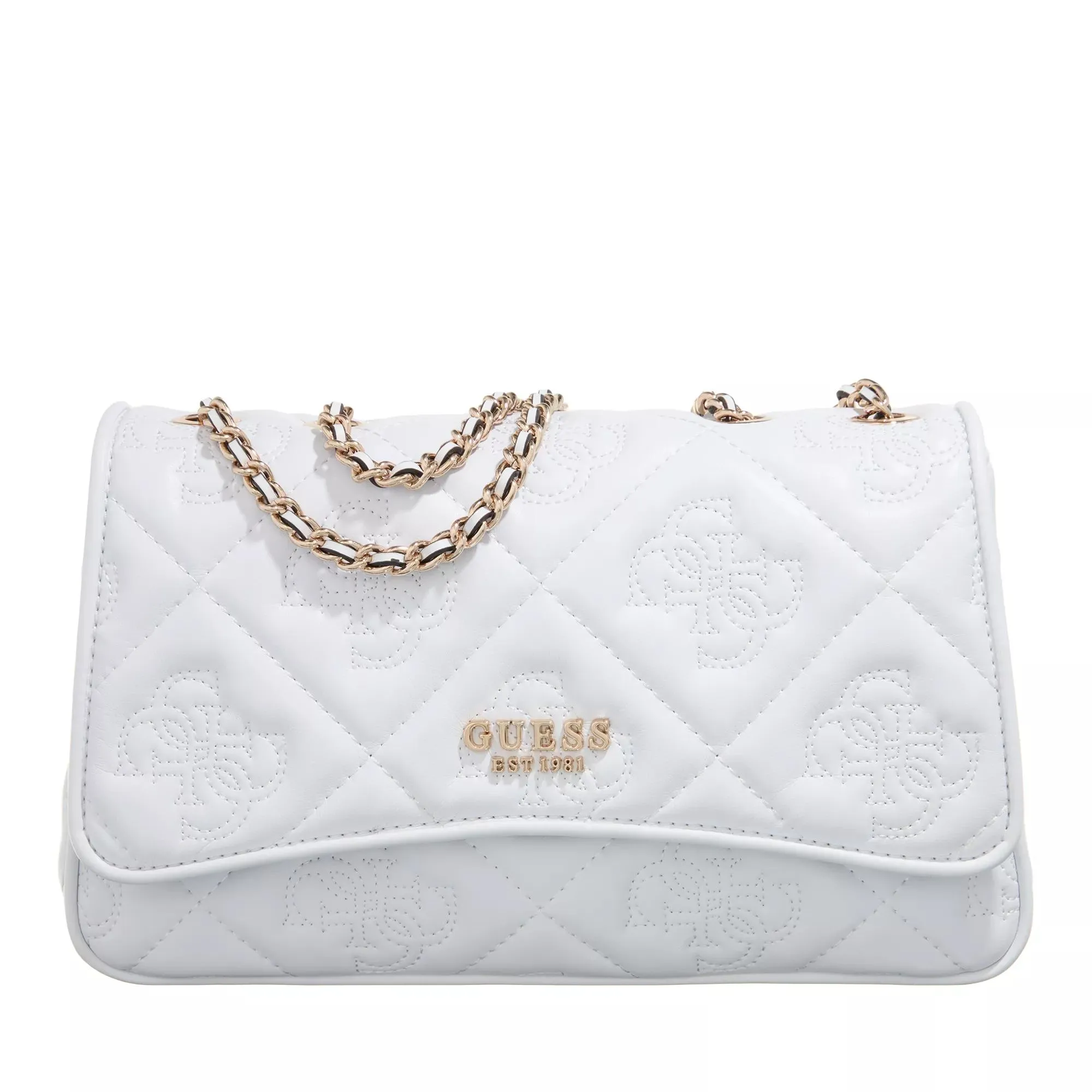 Guess Marieke Convertible Xbody Flap White Logo | Sac à bandoulière