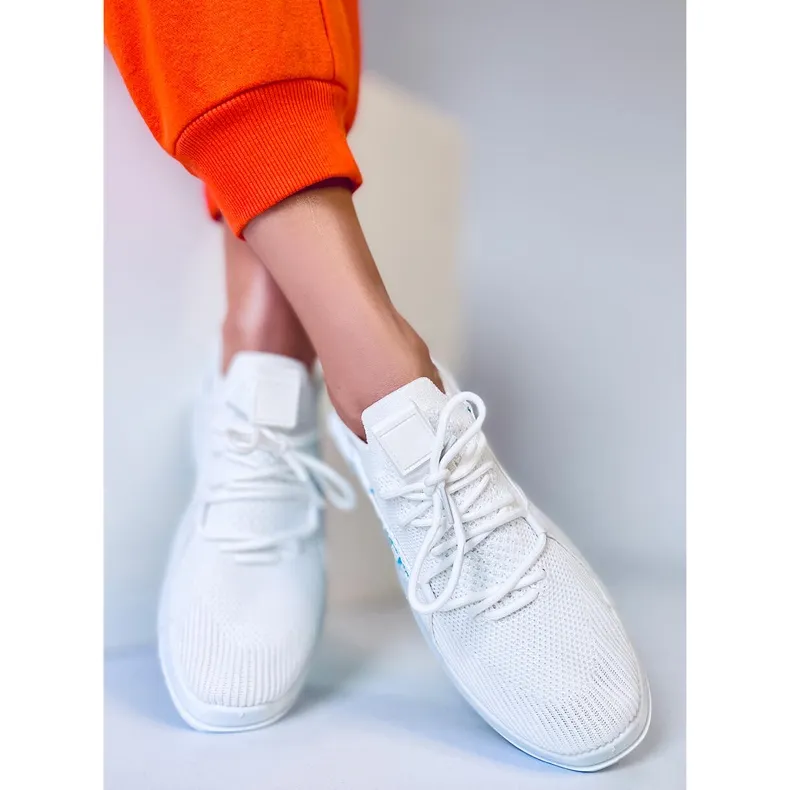 Hiral Chaussettes blanches chaussures de sport