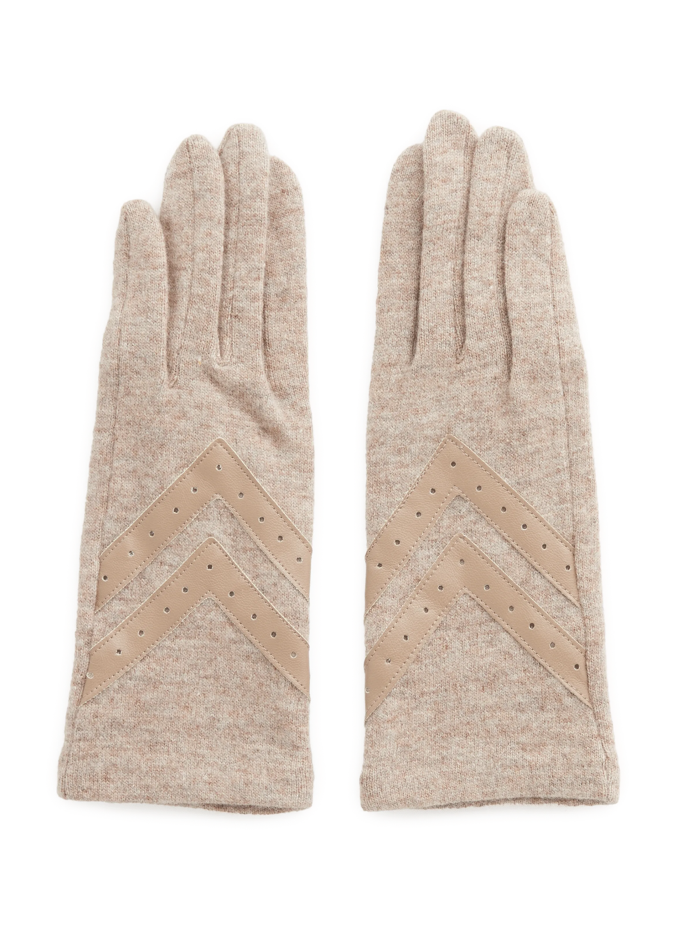 ISOTONER  Gants en laine mélangé - Beige