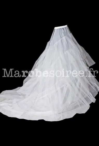 Jupon en tulle pour robes avec traîne - réf. Q230 en Tulle